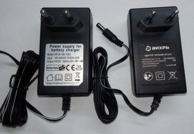 Зарядное устройство (адаптер без индикации) для ДА-14,4Л-2К до KPV037